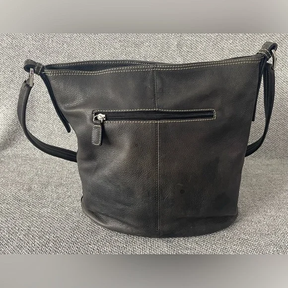 Charter Club Black Shoulder Bag - Picture 2 of 16